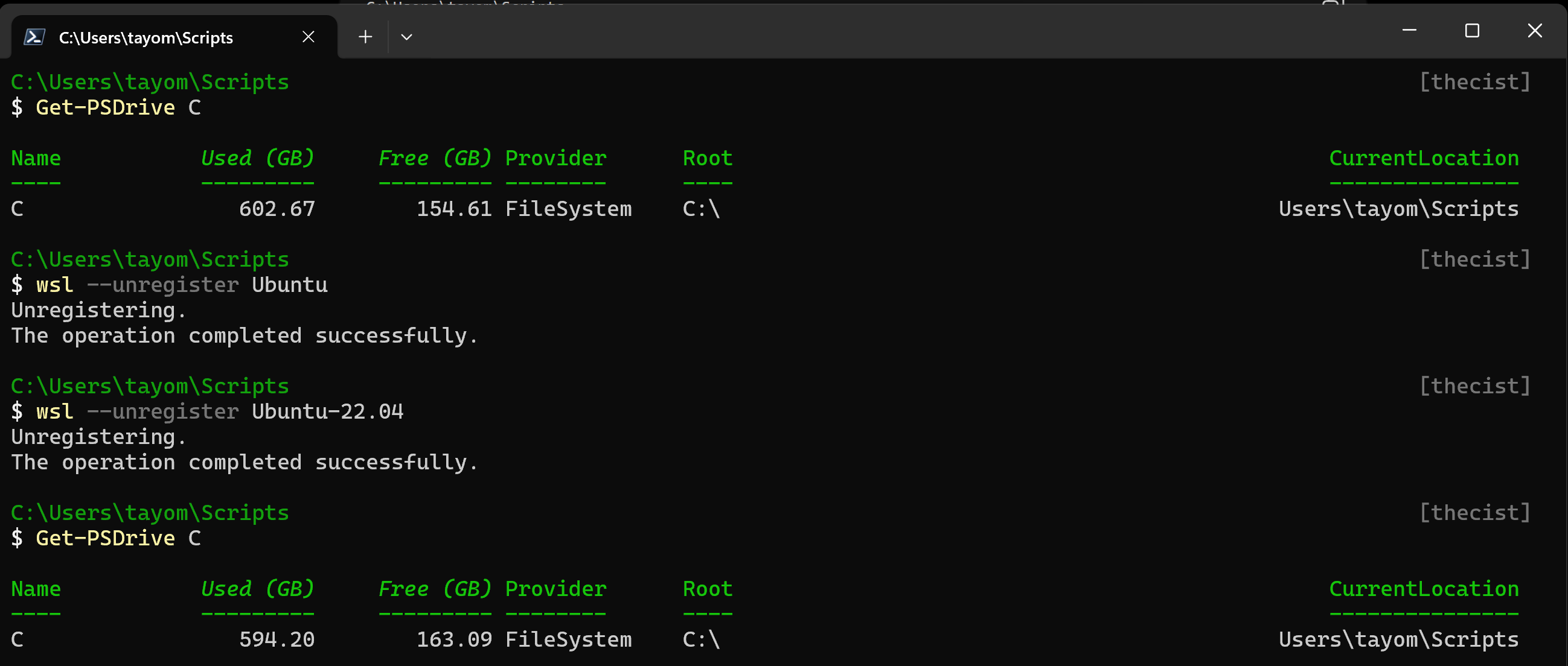 Unregister Ubuntu